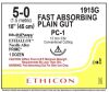 ETHICON 1915G Suture 5-0 Plain Gut 18" 12/BX
