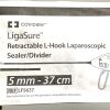 COVIDIEN REF LF5637, LigaSure Retractable L-Hook Laparoscopic Sealer/Divider, 5 mm - 37 cm, EXP 2026-10
