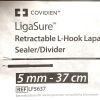 COVIDIEN REF LF5637, LigaSure Retractable L-Hook Laparoscopic Sealer/Divider, 5 mm - 37 cm, EXP 2026-10