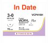 ETHICON VCP416H Suture 3-0 Vicryl Ndl Sh 36/BX