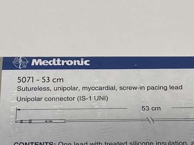 MEDTRONIC Sutureless, Unipolar Myocardial  LAQ131887V   Exp.2023-08  (F2) Sutureless, Unipolar Myocardial