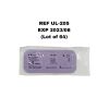 ETHICON REF UL-205, POLYSORB BRAIDED ABSORBABLE SUTURE, EXP 2023-08, LOT OF 64