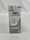 ETHICON ZB371 PDS II Absorbable Monofilament Polydioxanone Suture, Size 1, 36 in. Length, CTXB Needle