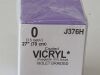ETHICON Box of 36 Coated Vicryl  J376H  Exp.2021-11  (G3) Coated Vicryl