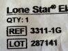 COOPER SURGICAL Lot of 2 Lone Star Elastic Stays 3311-1G   Exp.2025-03  (H24) Lone Star Elastic Stays