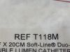 MEDCOMP Lot of 3 Double Lumen Catheter Set T118M  Exp.2022-08  (H36) Double Lumen Catheter Set