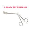 V. MUELLER REF RH551-356, NASAL SUCTION FORCEPS DOUBLE ACTION, UP ANGLED, #1 TIP