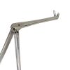 V. MUELLER REF RH551-356, NASAL SUCTION FORCEPS DOUBLE ACTION, UP ANGLED, #1 TIP