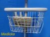 GCX 2020 Philips Respironic 1098538 ROLL Stand BiPAP A-Series W/ Basket *NEW*