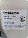 SUNRISE 5650H Plumo Aide Compressor Nebulizer
