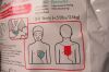 ZOLL Ref: 8900-000219-01 OneStep Pediatric CPR Multi-Function Electrode for Anterior / Posterior Placement Quantity of (6).  Exp.  02/2024