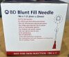 BD 305180 BD 305180 BLUNT FILL NEEDLE 18GX 1 1/2 - EXPIRED