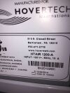 HOVERTECH 1200A Adjustable Inflation Regulator