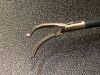 SNOWDEN-PENCER 89-2005 Laparoscopic Curved Crile Forceps, 5mm X 21cm (NEW)