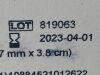 COVIDIEN Box of 100 Monoject Filter Needle  8881305117   Exp.2023-04  (K25) Monoject Filter Needle