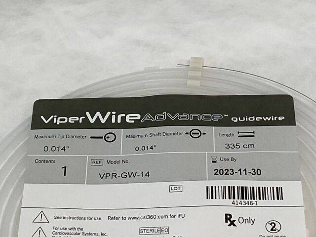 CARDIOVASCULAR ViperWire Advance  VPR-GW-14   Exp.2023-11  (T72) ViperWire Advance