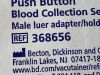 BD Lot of 2 Push Button  368656  01-01   Exp.2024-05  (H8) Push Button
