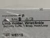 DEROYAL Lot of 3 Limb Holder,Wrist/Ankle  M8118  Exp.2031-02  (H31) Limb Holder,Wrist/Ankle