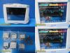 PHILIPS Intellivue MP50, W/ MMS PRINT IBP CO MODULES & NEW LEADS ~ Monitor