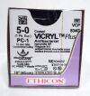 ETHICON VCP834G Coated Vicryl Plus Antibacterial 5-0 , PC-1 18” (45cm) (BOX/12) 2027/03/31 Sutures