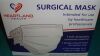 HEARTLAND HEALTH 163-103 Surgical, Wrap around earless, Large (Box of 240 ) Mask