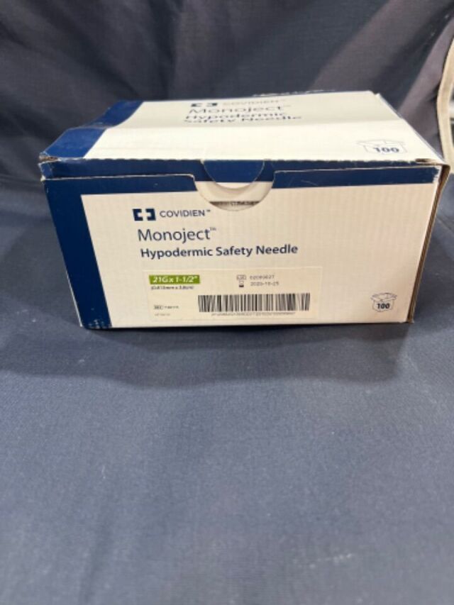 MONOJECT 1182115 Hypodermic Safety Needle *Exp 2025*