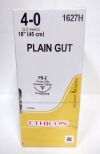 ETHICON 1627H , 4-0 , 18" PLAIN GUT SUTURE PS-2 19MM 3/8C REVERSE CUTTING (BOX OF 36) 2025/03/31 Sutures