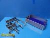 SYMMETRY Codman 46-3190 Karlin Set; Spinal Crank Frame Retractor W/ Tray