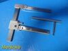 SYMMETRY Codman 46-3190 Karlin Set; Spinal Crank Frame Retractor W/ Tray