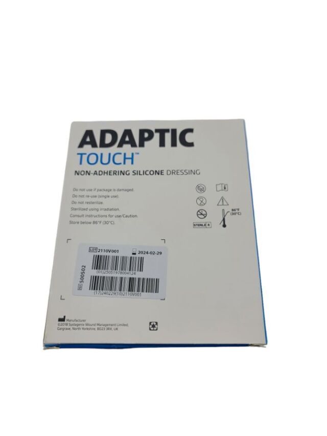 KCI 500502  KCI 500502 ADAPTIC Touch Silicone 3 x 4 Inch Non-Adherent Dressing