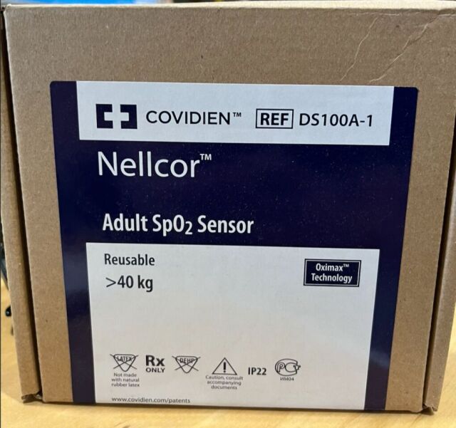 COVIDIEN DS100A-1 COVIDIEN NELLCOR DS100A-1 ADULT SP02 SENSOR, REUSABLE >40KG