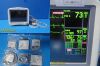 GE Dash 4000,(CO,NBP,ECG,TEMP,Masimo SPO2) W/ NEW Leads ~  Patient Monitor