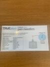 TRIVIDIA HEALTH 3-Bevel Sterile (Lot of 15 boxes) TruePlus Pen Needles 29G 12MM 100 Ct