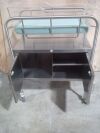 STAINLESS STEEL Hospital  Infant Bassinet Wheel Cabinet Doors
