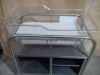 STAINLESS STEEL Hospital Infant Bassinet Novum open cabinet