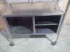 STAINLESS STEEL Hospital Infant Bassinet Novum open cabinet