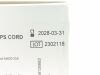 MEGADYNE 4005J Fixed Lead Bipolar Forceps Cord, Case of 10 Units