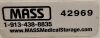 MASS MEDICAL STORAGE M1201HG-HEPA SCOPE CABINET
