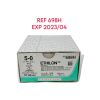 ETHICON REF 698H, ETHILON Polyamide 6 black monofilament non-absorbable suture,EXP 2023/04