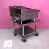 STARMAX Natural Gas 24" Radiant Charbroiler w/ Cart 6124RCBF Countertop Gas 24" Radiant Charbroiler 80,000 BTU w/ SS Stand