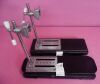 Universal 2 Mizuho OSI Sliding OR Table Arm Board Rest Patient Positioner w/ Clark Sockets