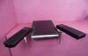 Universal 2 Mizuho OSI Sliding OR Table Arm Board Rest Patient Positioner w/ Clark Sockets