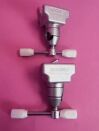 Universal 2 Mizuho OSI Sliding OR Table Arm Board Rest Patient Positioner w/ Clark Sockets
