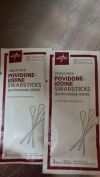 MEDLINE MDS093902 Lot of 21 - Exp. 2023-10 MEDLINE POVIDONE-IODINE SWABSTICKS