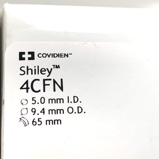 COVIDIEN REF 4CFN, Shiley Tracheostomy Tube Cuffless with Inner Cannula, EXP 2028-01