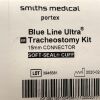 SMITHS MEDICAL REF 100/815/080, Blue Line ULtra Tracheostomy Kit,15mm CONNECTOR SOFT SEAL CUFF, EXP 2025-02