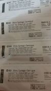BD 302832 BECTON DICKINSON 302832, Lot of 211, 30ml Syringe Luer-Lok Tip, Exp. 2027-11