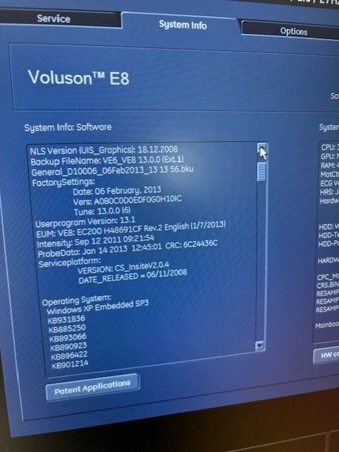 GE Voluson E8 Expert Ultrasound - OB / GYN