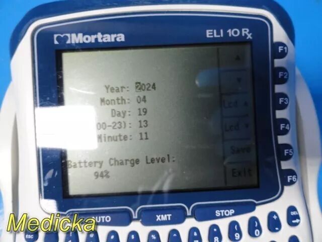 MORTARA ELI 10 Series ELI 10RX   Electrocardiograph W/ Dock & EKG Cable Set