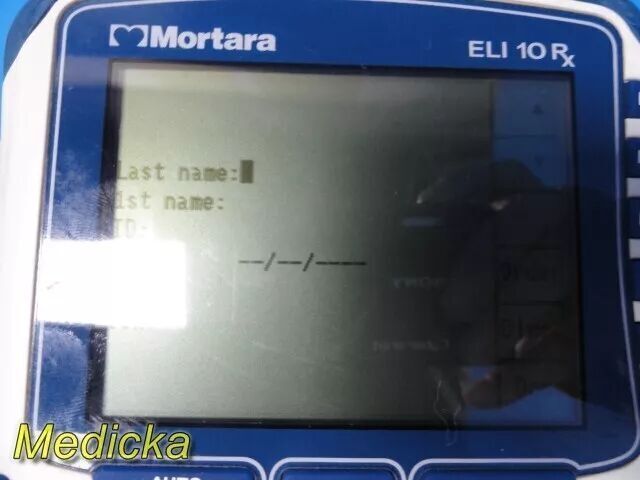 MORTARA ELI 10 Series ELI 10RX  EKG Machine W/ Docking Station & ECG Cable